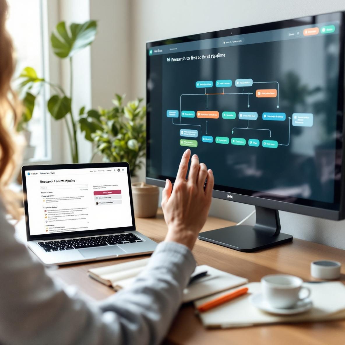 Design a Research-to-First-Draft Pipeline with Notion Buttons